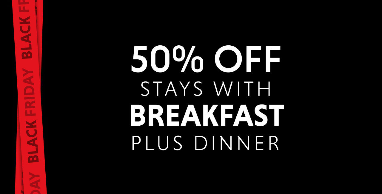 50% off stays with breakfast plus dinner